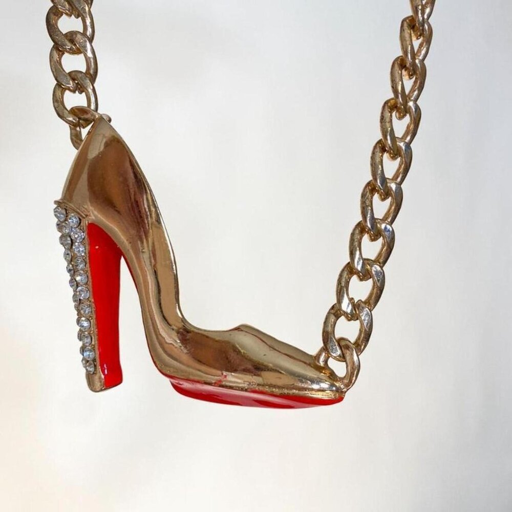 Red Gold heel chain